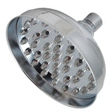 6" Rain Shower Heads, Solide Brass Construction, Brass Tips, Chrome Finish - By PlumbUSA
