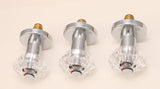 Shower Remodel Kit Fits Price Pfister Crown Imperial Shower Faucet, with Acrylic Round Handles, Chrome Finish -By Plumb USA