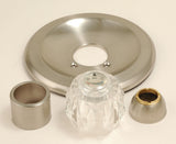 Repair Kit/Renovation Kit Fits Delta RP54870, Series 600 All Metal Parts Tub and Shower, With Acrylic Handle, Peerless Shower Faucet, Satin Nickel Finish - By Plumb USA
