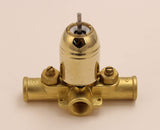Single Handle Hotel Tub & Shower Faucet with Integral Stops, Polish Brass Finish, Generic Delta Washerless Cartridge (Springs & Seals)