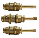 Shower Remodel Kit Fits Price Pfister Crown Imperial Shower Faucet, with Porcelain Handles, Chrome Finish -By Plumb USA