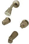 Trim Kit for 2-handle Shower & Tub Valve, Fit Price Pfister Compression Stem Showers, Satin Nickel Finish -By PlumbUSA