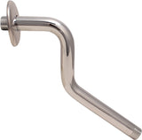 Z-Style Shower Arms with Flanges, Lowers Existing Shower Head/Handheld Shower Unit by 7 Inch