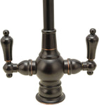 Kitchen Sink Faucet, Oil Rubbed Bronze Finish, Two-hole Installation