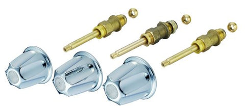 Repair Kit, Fit Price Pfister Three-handle Shower Faucets S10-230, with Metal Verve Handles- By Plumb USA