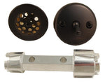 Bathtub Tub Replacement Drain Trim Kit With Drain Remove Tool - Oil Rubbed Bronze Finish, Trip Lever Type