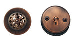 Bathtub Tub Replacement Drain Trim kit - Antique Copper Finish, Venetian Bronze, Trip Lever Type