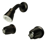 Trim Kit for 2-handle Shower Only Valve, Fit Price Pfister Compression Stem Shower, Verve Handle, Oil Rubbed Bronze Finish