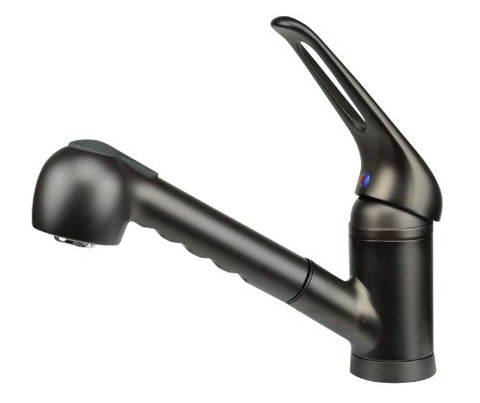 Single-Control Pullout Spray Kitchen Sink Faucet, One-hole Installation