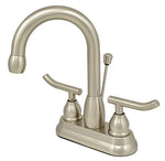 4" Lavatory Faucet, Oil Rubbed Bronze Finish, with Pop-up Drain, Verdi Series