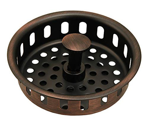 Replacement Basket for Kitchen Sink Strainers, Antique Copper Finish