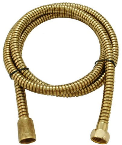 69" Metalic Shower Hose, (Polish Brass)